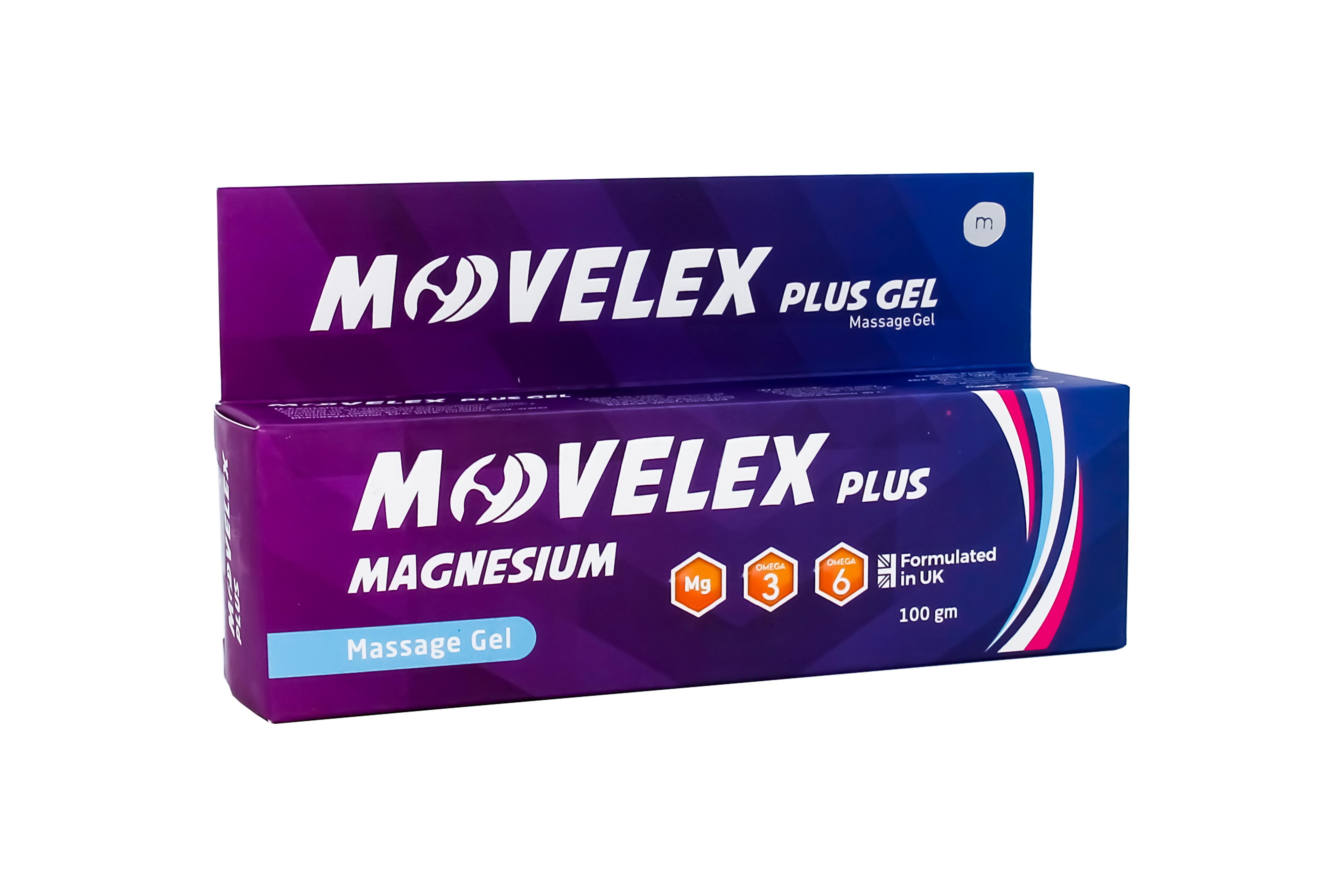 Movelex Omega 3,6 Plus Magnesium Gel 100 Gm