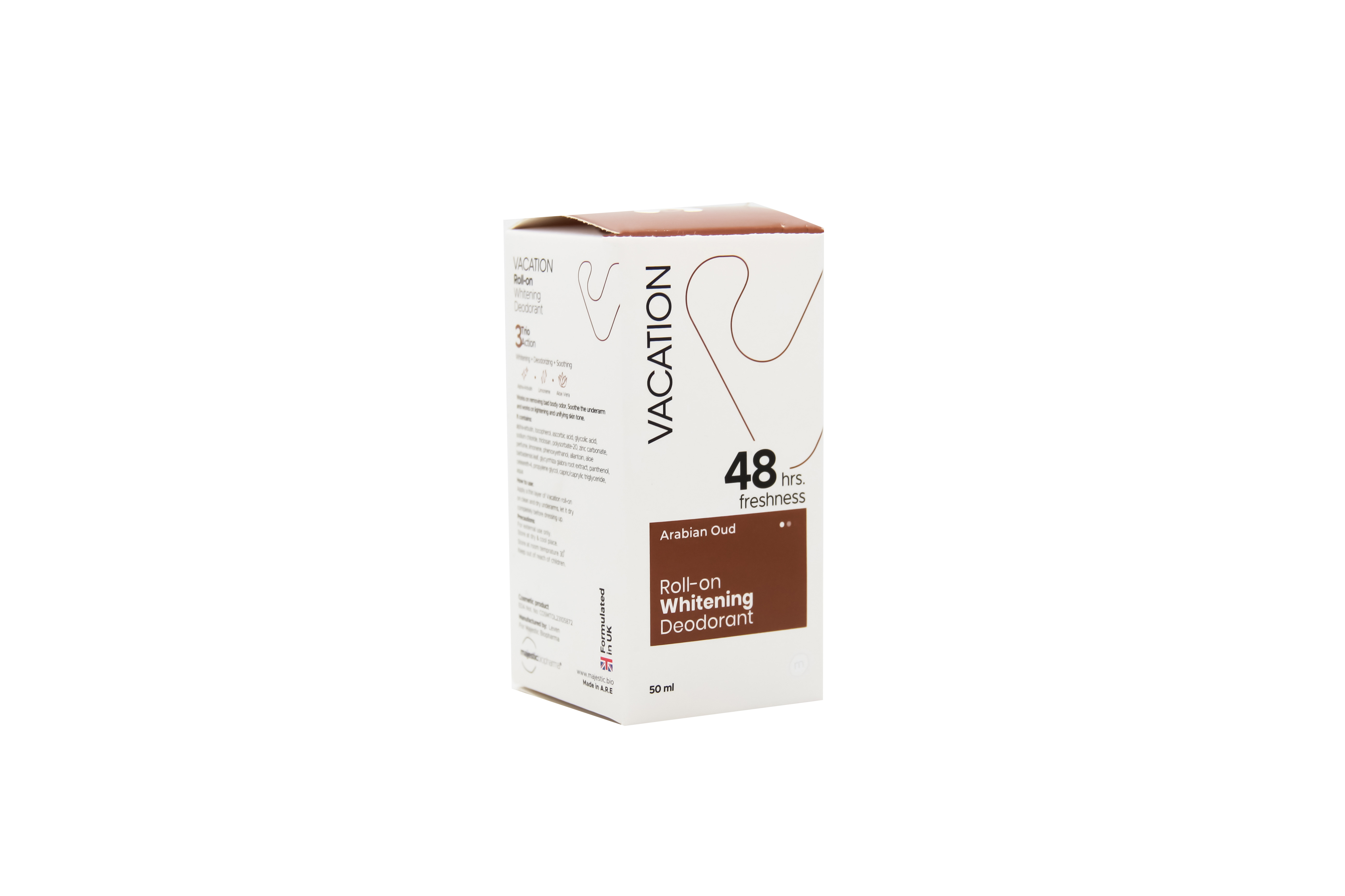 Vacation Whitening Arabian Oud Roll On 50 Ml