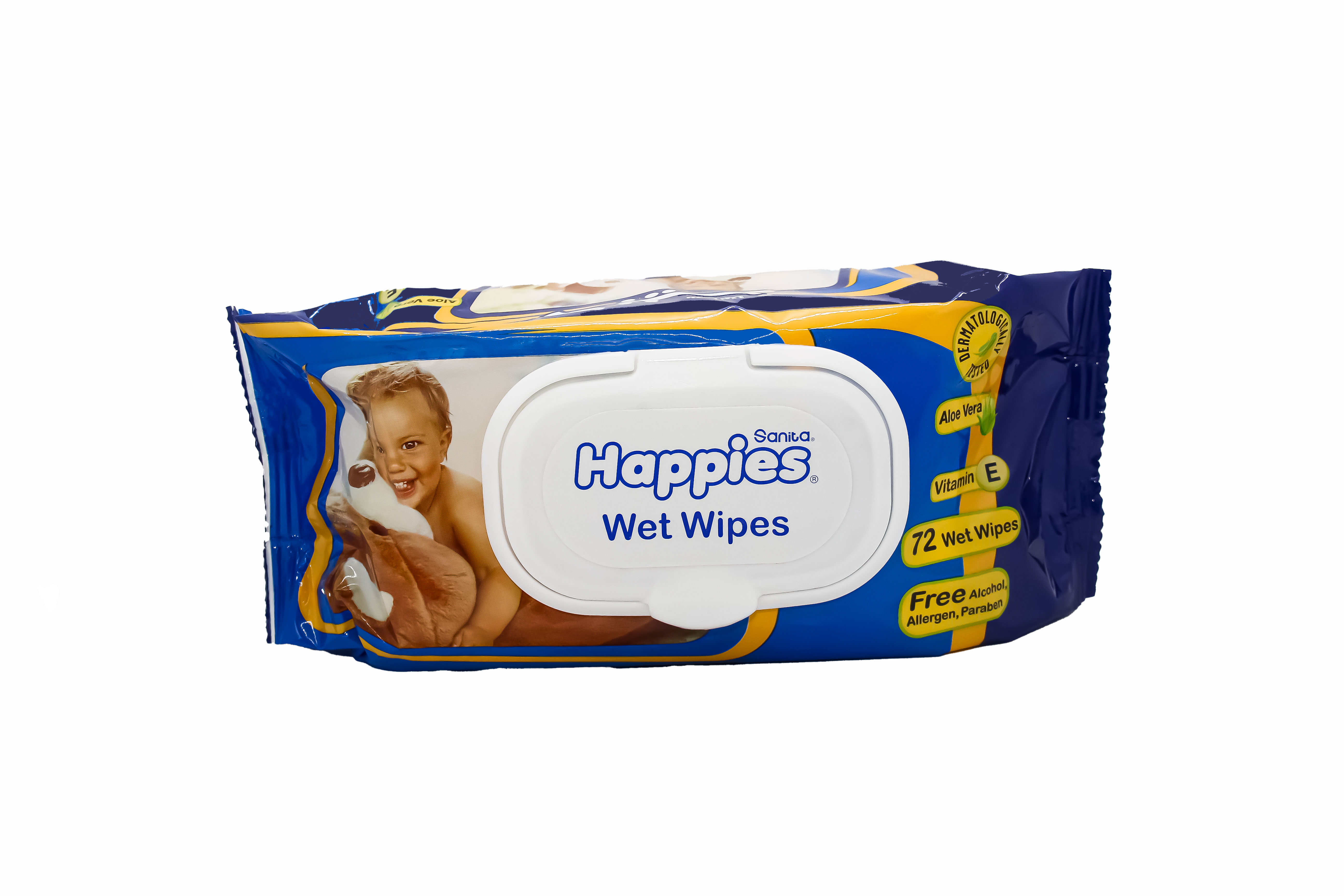 Sanita Happies 72 Wet Wipes