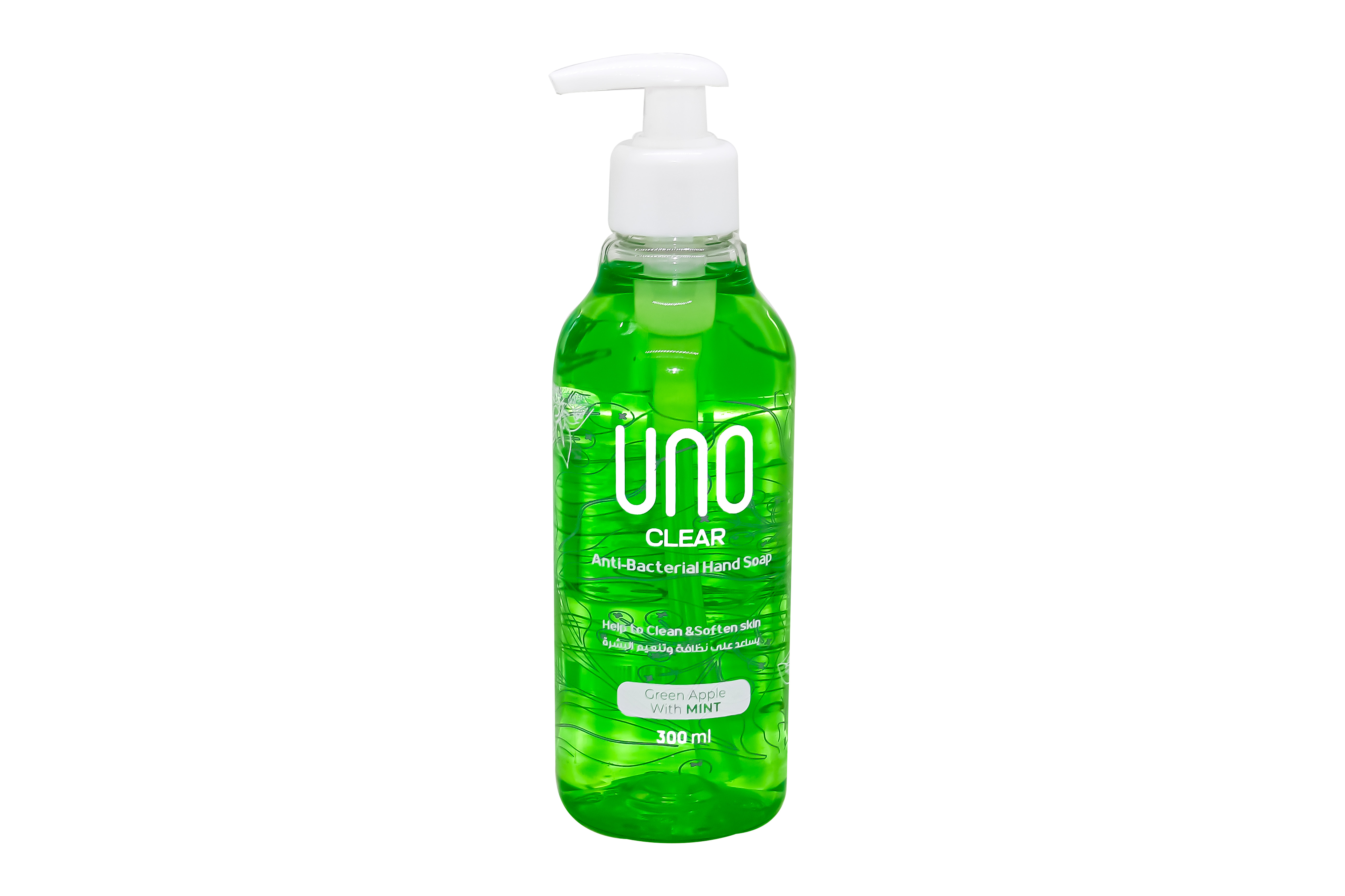 Uno Clear A.Bacterial Green Apple Hand Soap 300 Ml