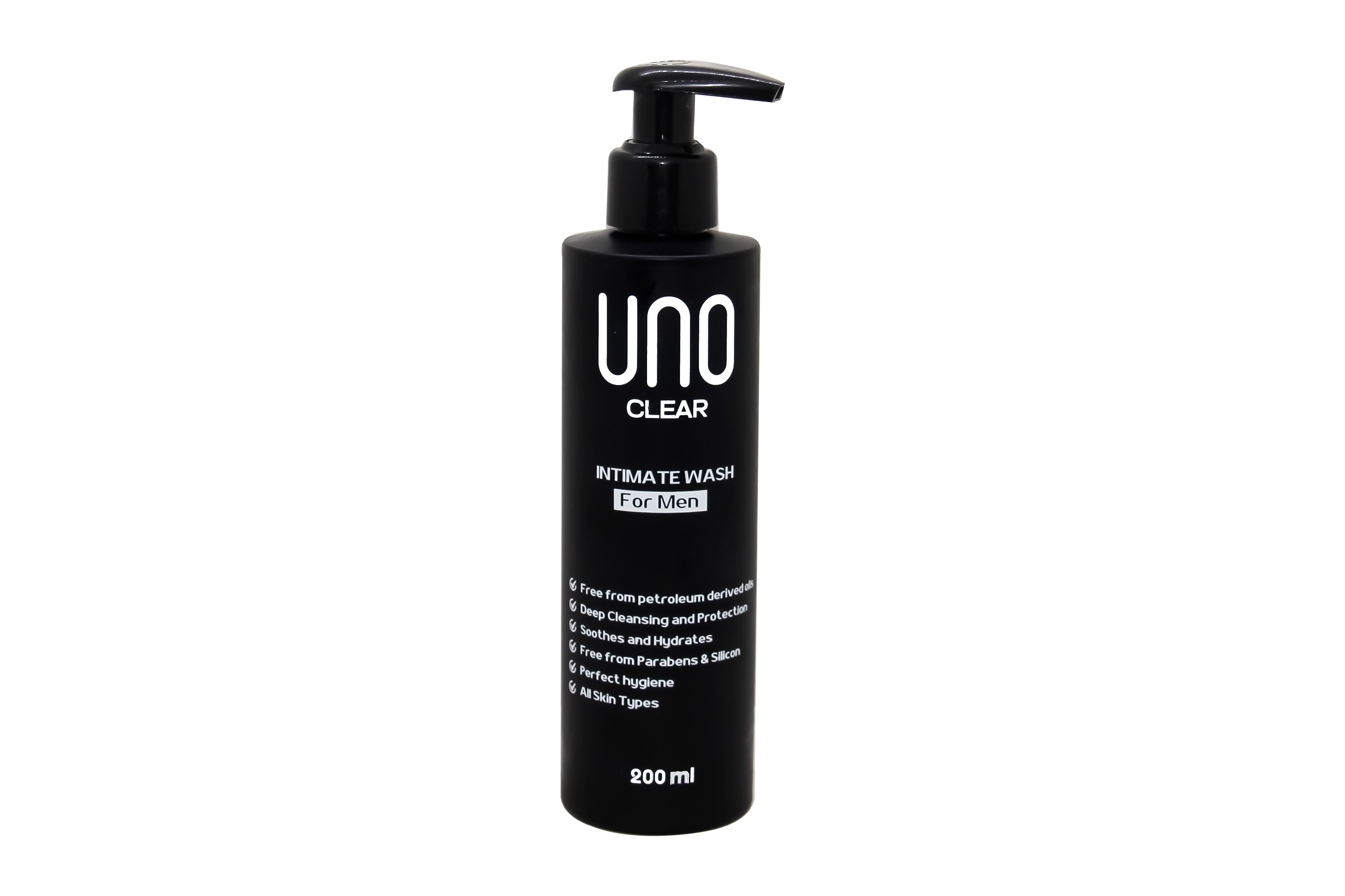 Uno Clear Intimate Wash For Men 200 Ml