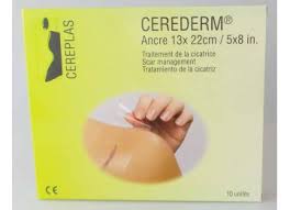Cerederm 5 × 8 سم 10 رقعة Cerederm 5 × 8 سم 10 رقعة